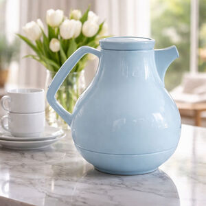 Rare VINTAGE RetroTiger Light Blue Thermos Insulated Water Pitcher Kettle